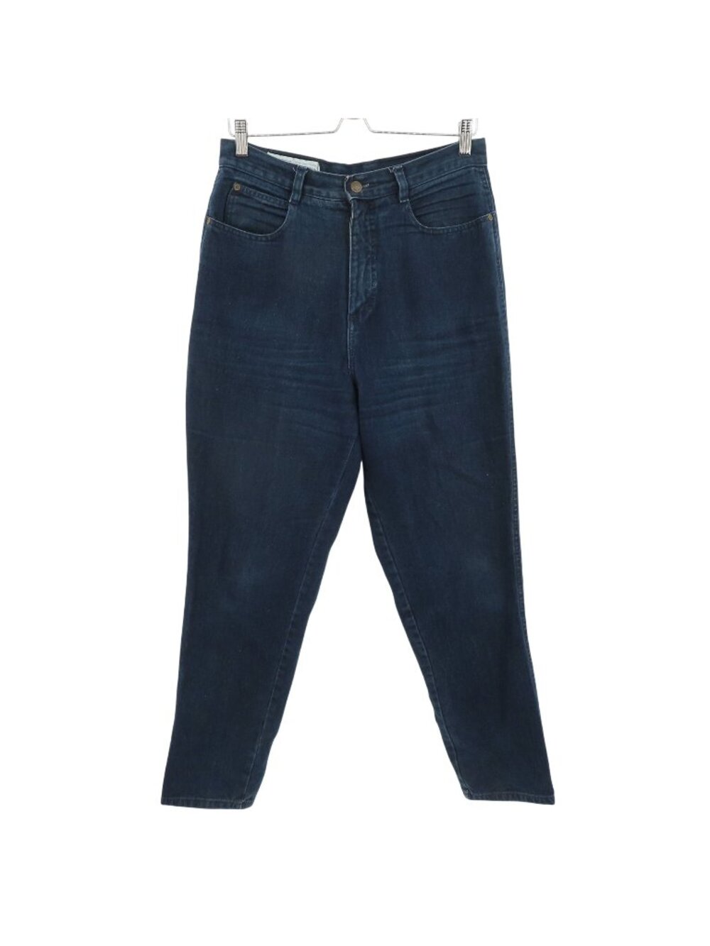 VTG Gloria Vanderbilt Women 14 Dark Blue Cotton Denim Jeans Pockets 1990s 90s